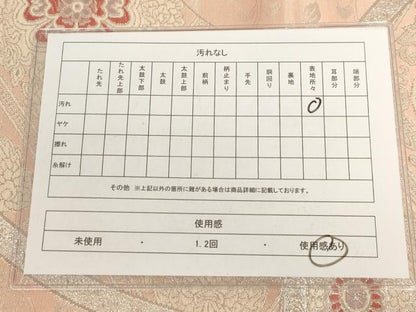 平和屋着物◎六通柄袋帯 正倉院花文 銀糸 正絹 逸品 AAAL3057fw