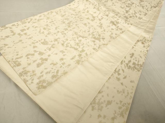 平和屋着物◎太鼓柄袋帯 駒刺繍 総刺繍 吉祥花文 松 金銀糸 正絹 逸品 AAAL3944tm