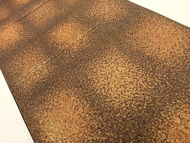 平和屋着物◎六通柄袋帯 霞文 金糸 正絹 逸品 AAAL3982wt