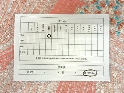 平和屋着物◎六通柄袋帯 正倉院孔雀花文 金銀糸 正絹 逸品 AAAL4045wt