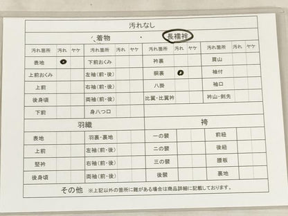平和屋着物■長襦袢　無双仕立て　流水草花地紋　正絹　逸品　AAAL5128bw
