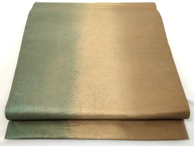 平和屋着物◎全通柄袋帯 霞文 引箔 正絹 逸品 AAAL5360az