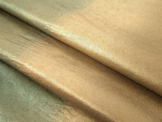 平和屋着物◎全通柄袋帯 霞文 引箔 正絹 逸品 AAAL5360az