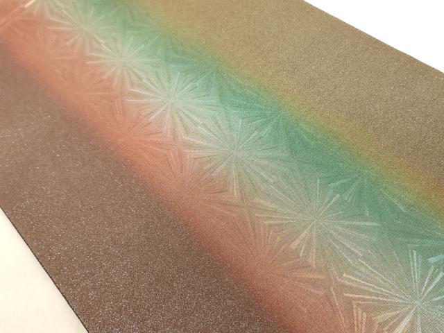 平和屋着物◎六通柄袋帯 花間道 正絹 逸品 AAAL5477az