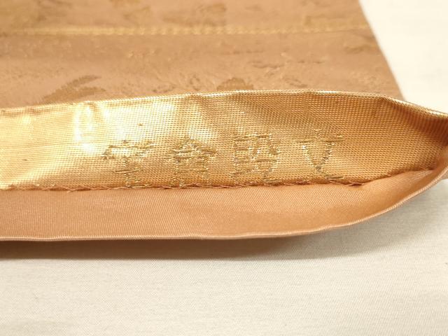 平和屋着物◎六通柄袋帯 宝倉段文 金銀糸 正絹 逸品 AAAL5597pf