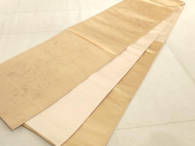 平和屋着物◎太鼓柄袋帯 総刺繍 草花文 引箔 正絹 逸品 AAAL5612pf