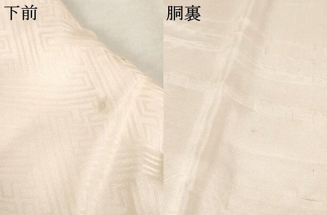 平和屋着物■長襦袢　袷　紗綾形地紋　暈し染め　正絹　逸品　AAAL6245bw