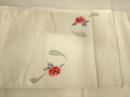 平和屋着物◎六通太鼓柄袋帯 草花文 正絹 逸品 AAAL6593tg