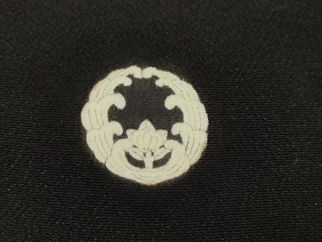 平和屋着物■豪華黒留袖 駒刺繍 エ霞御所車花文 金彩 正絹 逸品 AAAL6869ck