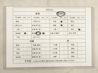 平和屋着物■長襦袢 無双仕立て 雲取り地紋 暈し染め 正絹 逸品 AAAL7399bw