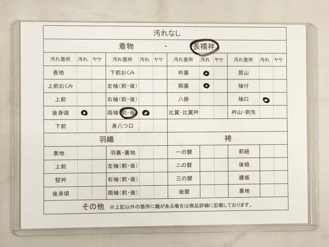 平和屋着物■長襦袢 無双仕立て 雲取り地紋 暈し染め 正絹 逸品 AAAL7399bw