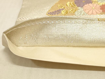平和屋着物◎佐賀つづれ　六通柄袋帯　唐織　九百織　色紙重ね鳳凰花文　金銀糸　正絹　逸品　AAAL8951pf