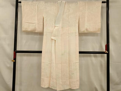 平和屋着物■長襦袢 無双仕立て 流水地紋 暈し染め 正絹 逸品 AAAM0985fy