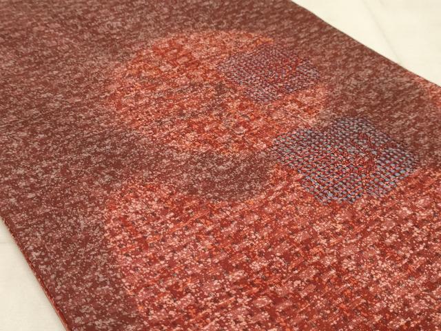 平和屋着物◎太鼓柄袋帯 幾何学文様 正絹 逸品 AAAM3352sx