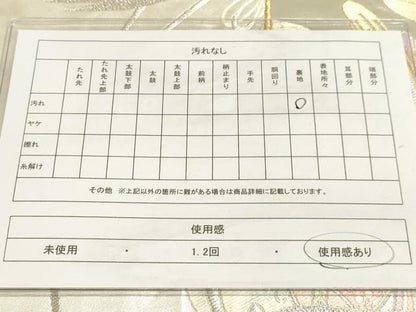 平和屋着物◎六通柄袋帯 唐織 女人文 金銀糸 正絹 逸品 AAAM3555sx