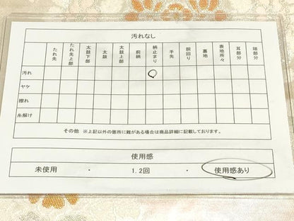 平和屋着物◎六通柄袋帯 双鳥花文 銀糸 正絹 逸品 AAAM3690sx