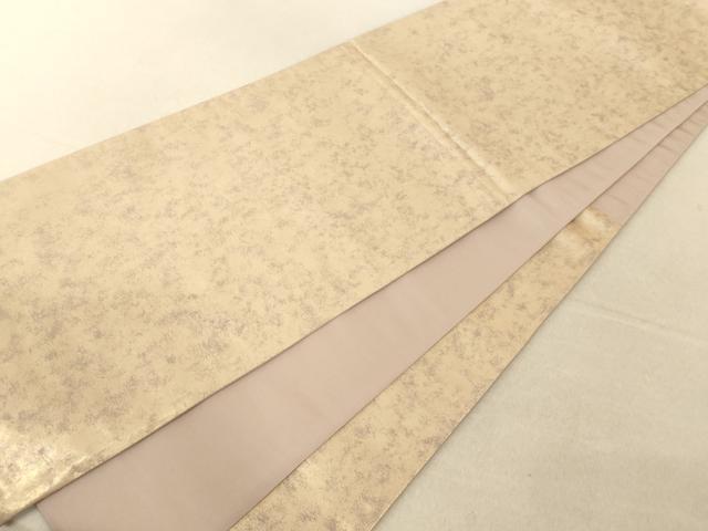 平和屋着物◎六通柄袋帯 霞文 引箔 正絹 逸品 AAAM5077fw