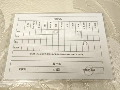 平和屋着物◎六通柄袋帯 雲取り文 銀糸 正絹 逸品 AAAM5116fw