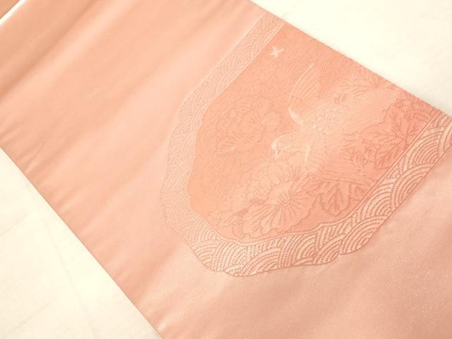 平和屋着物◎太鼓柄袋帯 中国三大刺繍 相良刺繍 花鳥文 正絹 逸品 AAAM5162fw