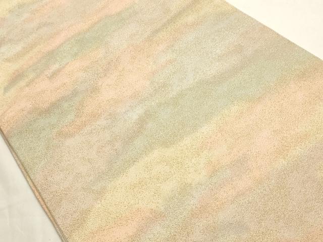 平和屋着物◎砂子綴れ 全通柄袋帯 霞文 金糸 正絹 逸品 AAAM5730cx