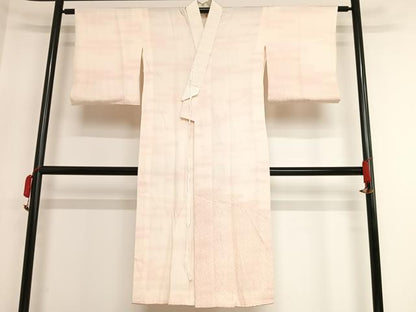 平和屋着物■長襦袢 無双仕立て 霞花文 正絹 逸品 AAAM6487oa