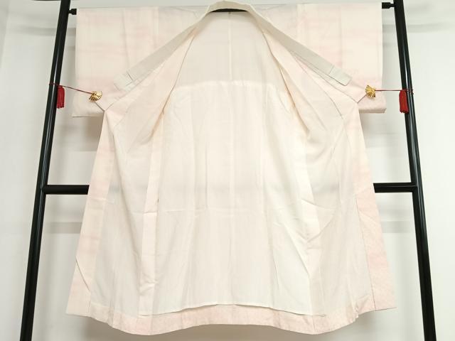平和屋着物■長襦袢 無双仕立て 霞花文 正絹 逸品 AAAM6487oa