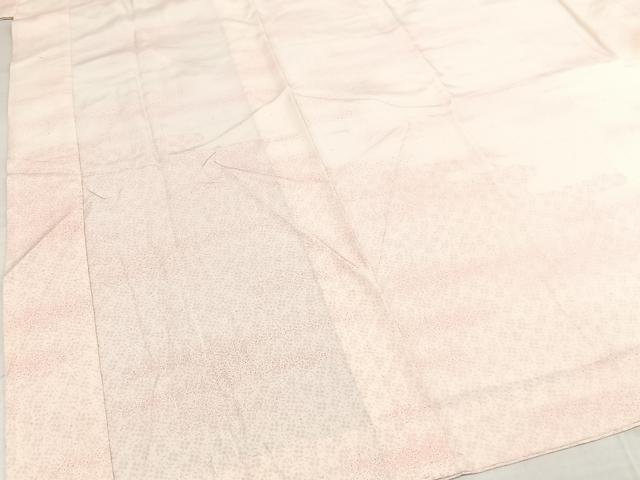 平和屋着物■長襦袢 無双仕立て 霞花文 正絹 逸品 AAAM6487oa