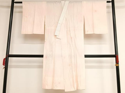 平和屋着物■長襦袢 無双仕立て 草花文 暈し染め 正絹 逸品 AAAM6529oa