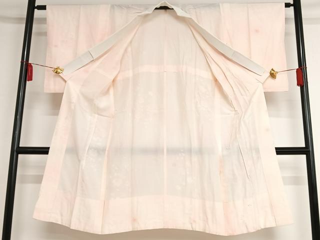 平和屋着物■長襦袢 無双仕立て 草花文 暈し染め 正絹 逸品 AAAM6529oa