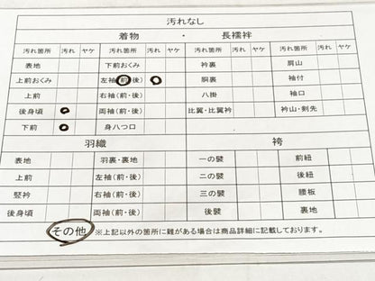 平和屋着物■長襦袢 無双仕立て 草花文 暈し染め 正絹 逸品 AAAM6529oa