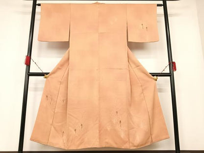 平和屋着物●訪問着 手描き 刺繍 草木文 暈し染め 正絹 逸品 AAAM6818ph