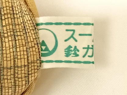 平和屋着物◎六通柄袋帯 霞文 櫛織り箔 鈴乃屋扱い 正絹 逸品 AAAM6936ey
