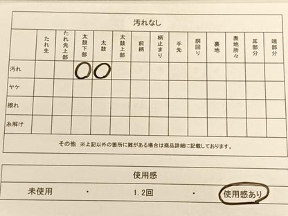平和屋着物◎太鼓柄袋帯 裂取七宝花文 正絹 逸品 AAAM6944ey