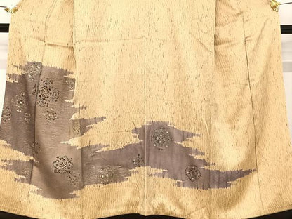 平和屋着物■訪問着　絞り　飾花文　金彩　正絹　逸品　AAAM7319oa