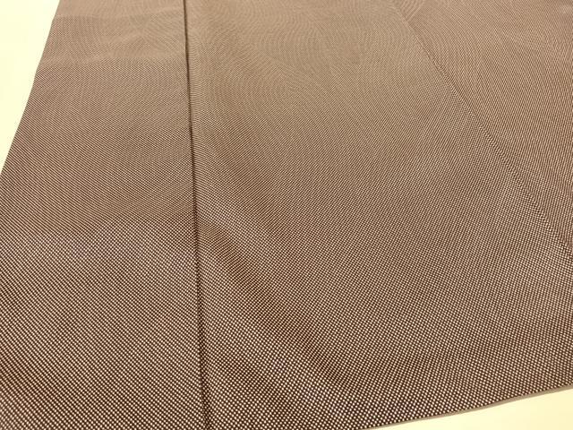 平和屋着物■お召　格子柄　立涌文　正絹　逸品　AAAM7547np