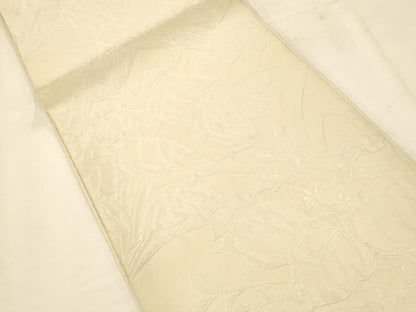 平和屋着物◎六通柄袋帯 唐織 草花文 正絹 逸品 AAAM7900fw