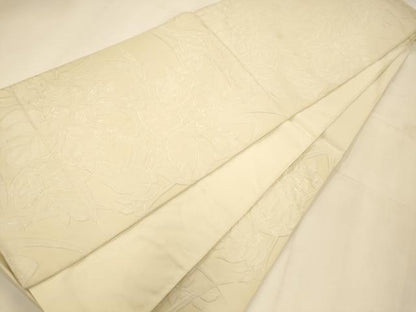 平和屋着物◎六通柄袋帯 唐織 草花文 正絹 逸品 AAAM7900fw