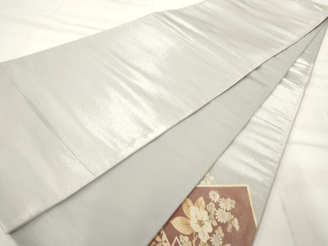 平和屋着物◎太鼓柄袋帯 刺繍 色紙花文 金銀彩 正絹 逸品 AAAM8059jz