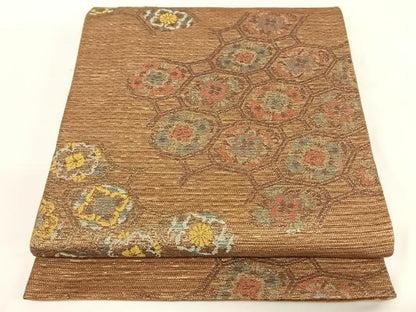 平和屋着物◎六通柄袋帯 正倉院華文 正絹 逸品 AAAM8490wt
