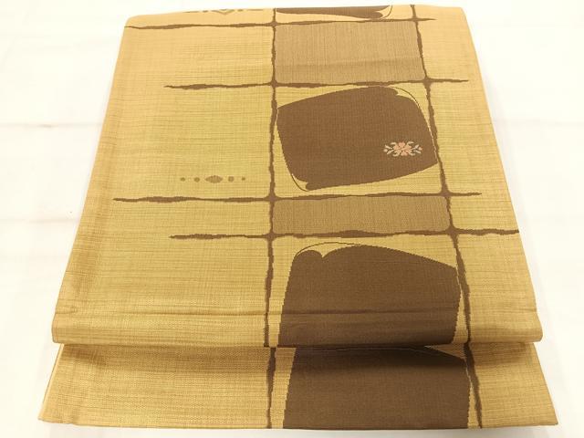 平和屋着物◎六通柄袋帯 花間道 正絹 逸品 AAAM8675yx