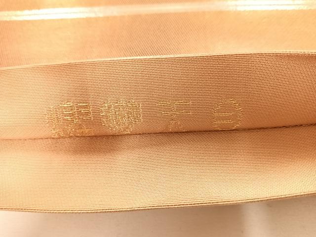平和屋着物◎太鼓柄袋帯 耀變天目 草花文 引箔 正絹 逸品 AAAM8704yx