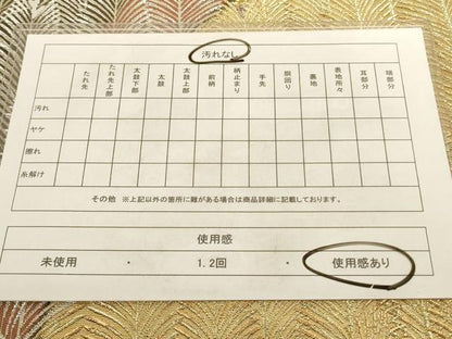 平和屋着物◎六通柄袋帯　枝葉文　松彩錦　金銀糸　正絹　逸品　AAAN1165ru