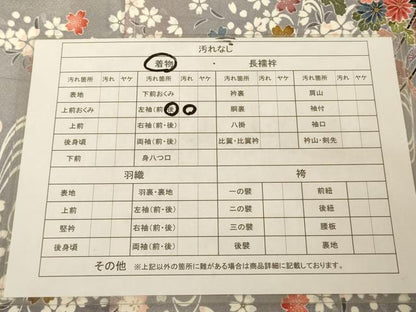 平和屋着物■上質な小紋 飛鶴御所車花文 金彩 正絹 逸品 AAAN2138cg