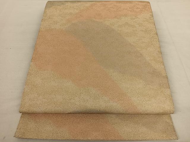 平和屋着物◎砂子綴れ 全通柄袋帯 霞文 金糸 正絹 逸品 AAAN4564dx