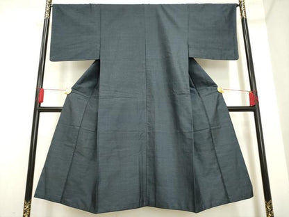 平和屋着物■男性　亀甲文様　正絹　逸品　AAAN4818ck