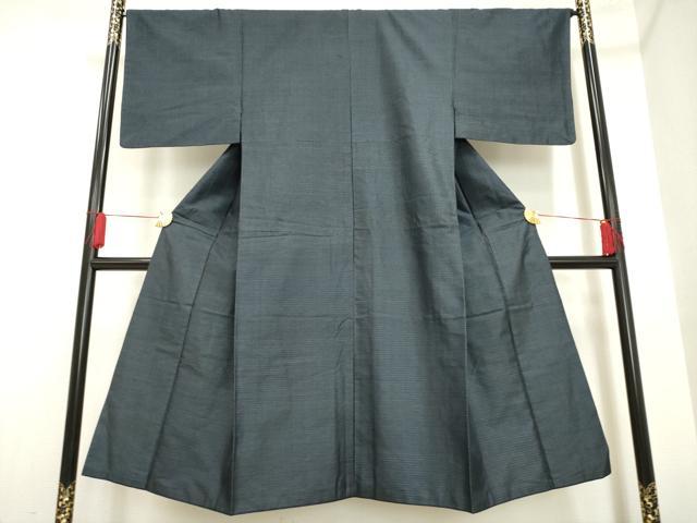 平和屋着物■男性　亀甲文様　正絹　逸品　AAAN4818ck