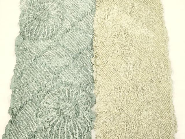 平和屋着物★和装小物 帯揚げ10枚セット 部分絞り 中抜き 花柄 飛鶴 青海波 暈し 逸品 AAAN5068ay