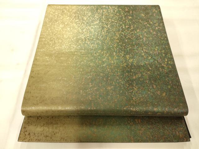 平和屋着物◎六通柄袋帯 霞文 引箔 正絹 逸品 AAAN5223fw
