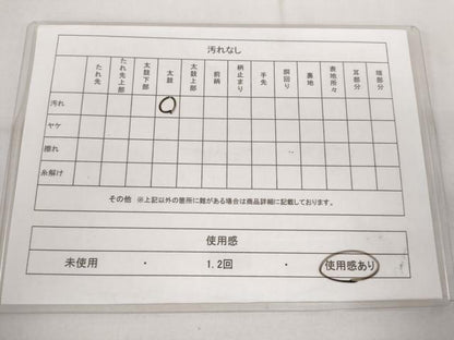 平和屋着物◎六通柄袋帯 吉祥文 銀糸 正絹 逸品 AAAN5535st