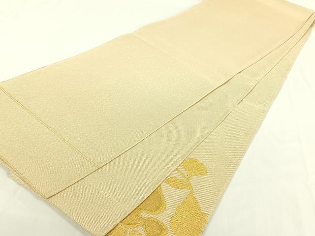 平和屋着物◎太鼓柄袋帯 向かい鳥文 金糸 正絹 逸品 AAAN6295jh